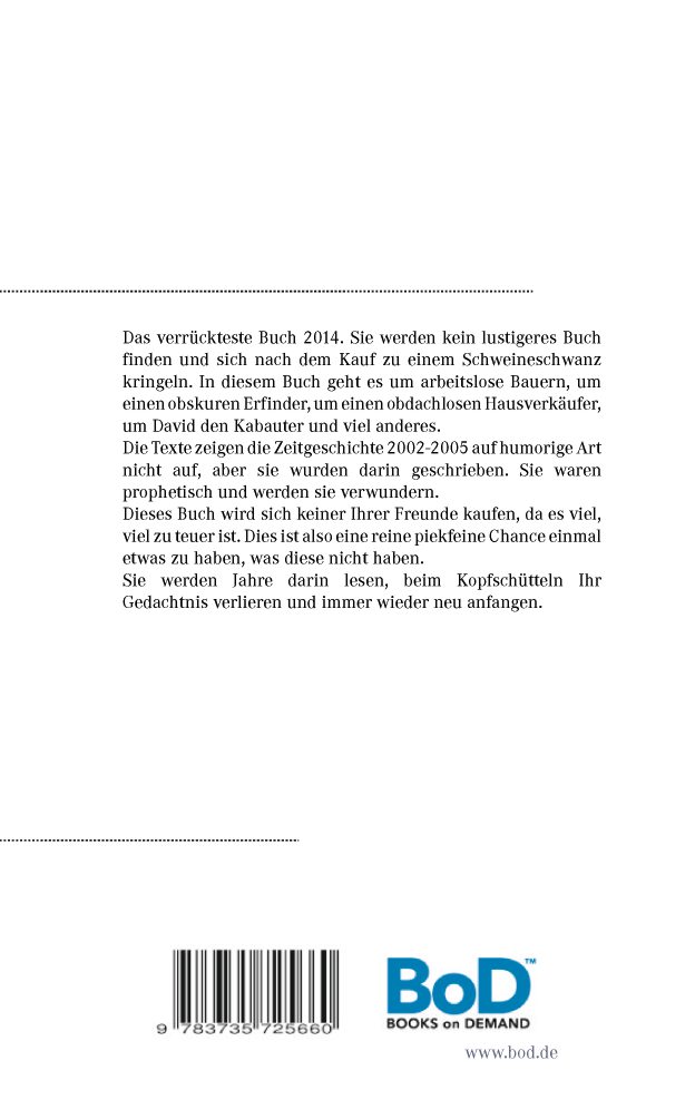 Bod Leseprobe Das Satirische Gesamtwerk - 