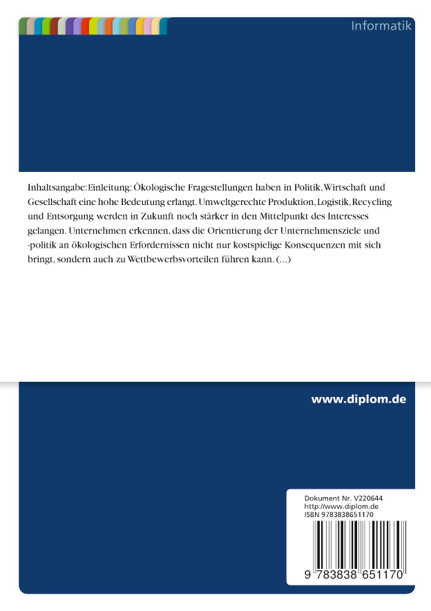 Bod Leseprobe Betriebliche Umweltinformationssysteme