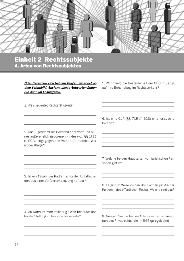 Bod Leseprobe Workbook Bgb Band I