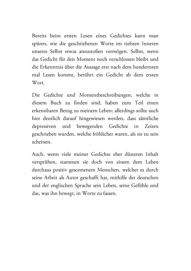 Bod Leseprobe Ein Tintenklecks Voller Gedichte