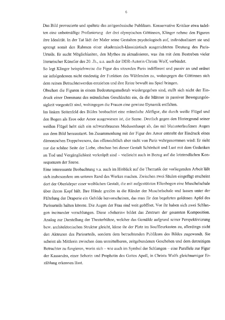 leseprobe antiker mythos und moderne literatur am beispiel der erzhlung kassandra von christa wolf - Erzahlung Beispiel leseprobe antiker mythos und moderne literatur am beispiel der erzhlung kassandra von christa wolf - Erzahlung Beispiel