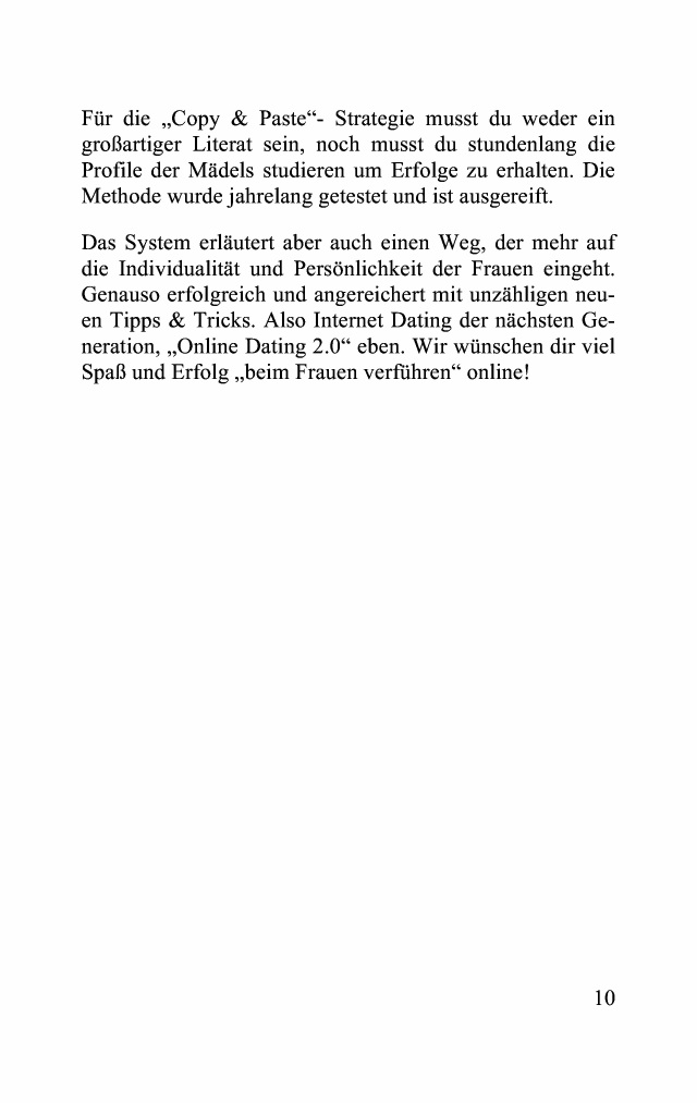 Online-Dating-Profil Strategie