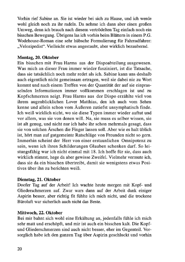 BoD Leseprobe: Tagebuch eines Arschlochs BoD Leseprobe: Tagebuch eines Arschlochs