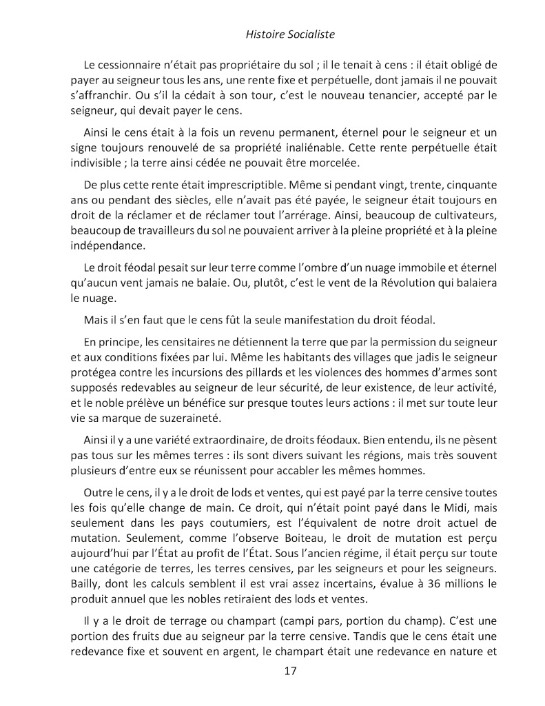 Lire Un Extrait Avec Bod Histoire Socialiste De La France Contemporaine 1789 1900