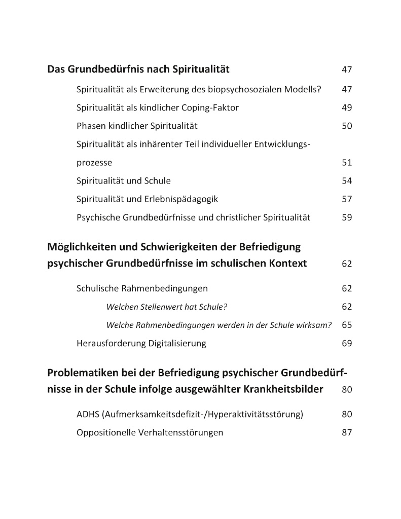 befriedigung der grundbedürfnisse Wissenschaftliche Abschlussarbeiten / Grundbedürfnisse und... [4