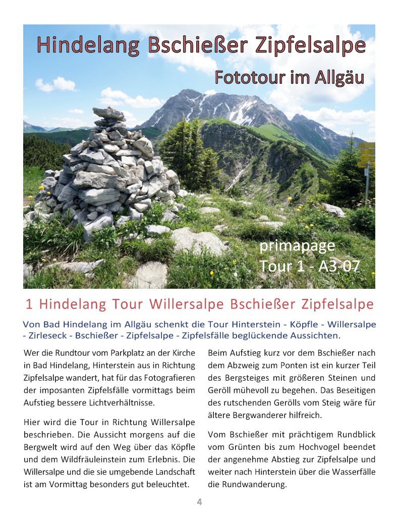 Bad Hindelang Bschießer Zipfelsalpe Willersalpe