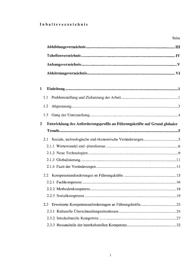 Bod Leseprobe Verandertes Anforderungsprofil An Fuhrungskrafte Auf Grund Der Globalisierung